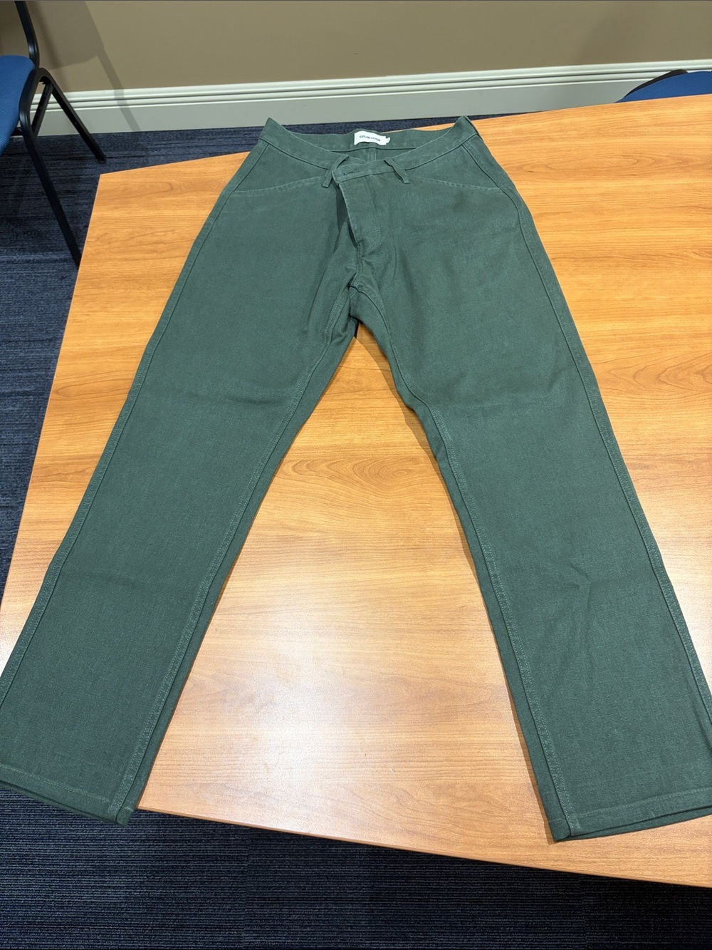 Taylor Stitch Forest Green Chinos
